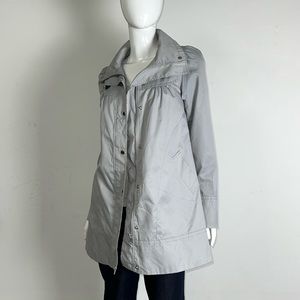H&M Light Grey Peacoat, Size 4 (GUC)